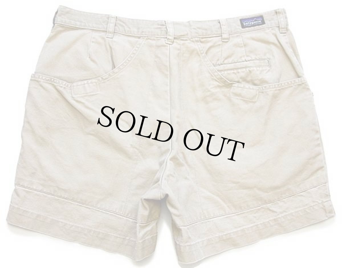 画像2: 00s patagoniaパタゴニア オーガニックコットン スタンドアップ ショーツ カーキ w37★ショートパンツ (2)