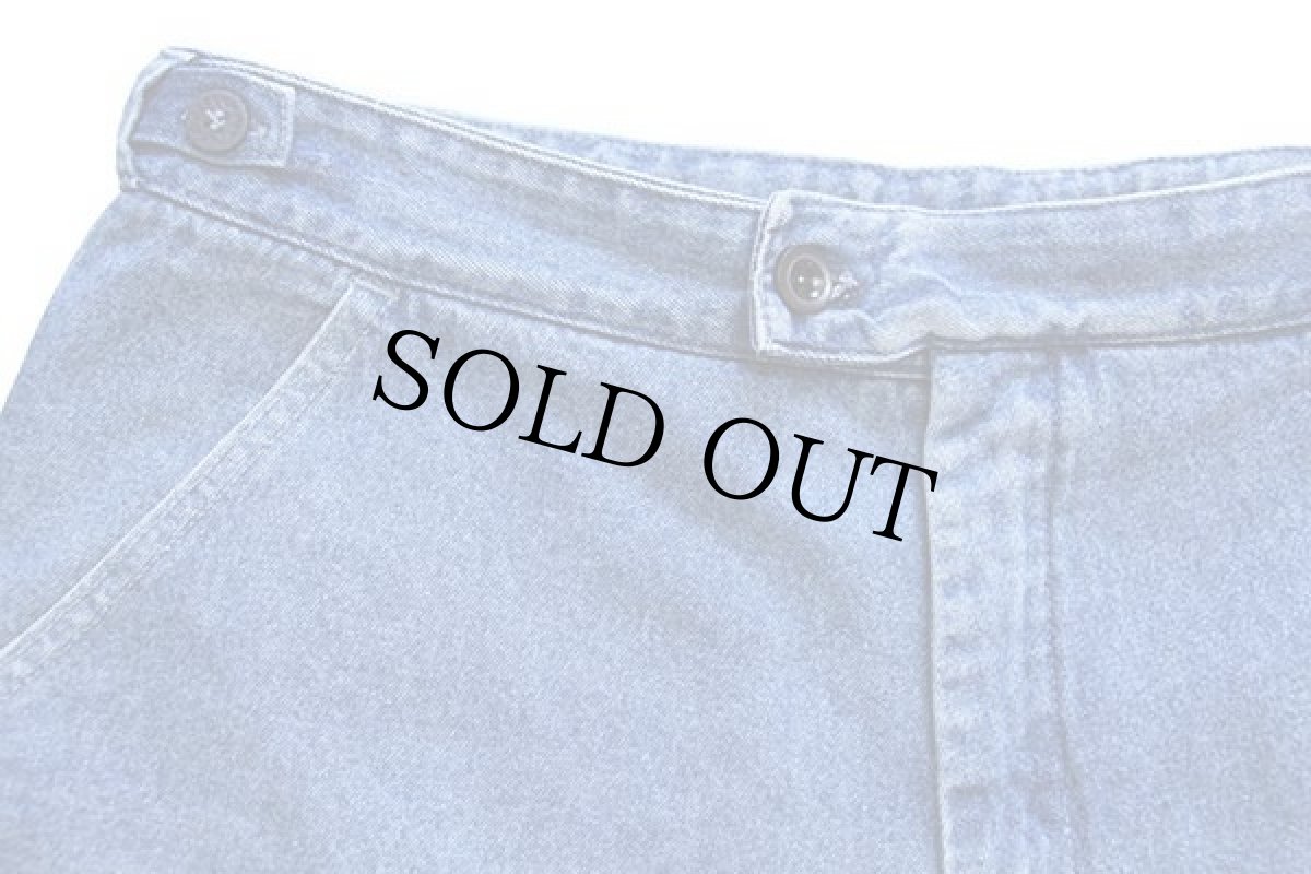 画像3: 90s イタリア製 NIKEナイキ ロゴ刺繍 デニム ショートパンツ★ショーツ (3)