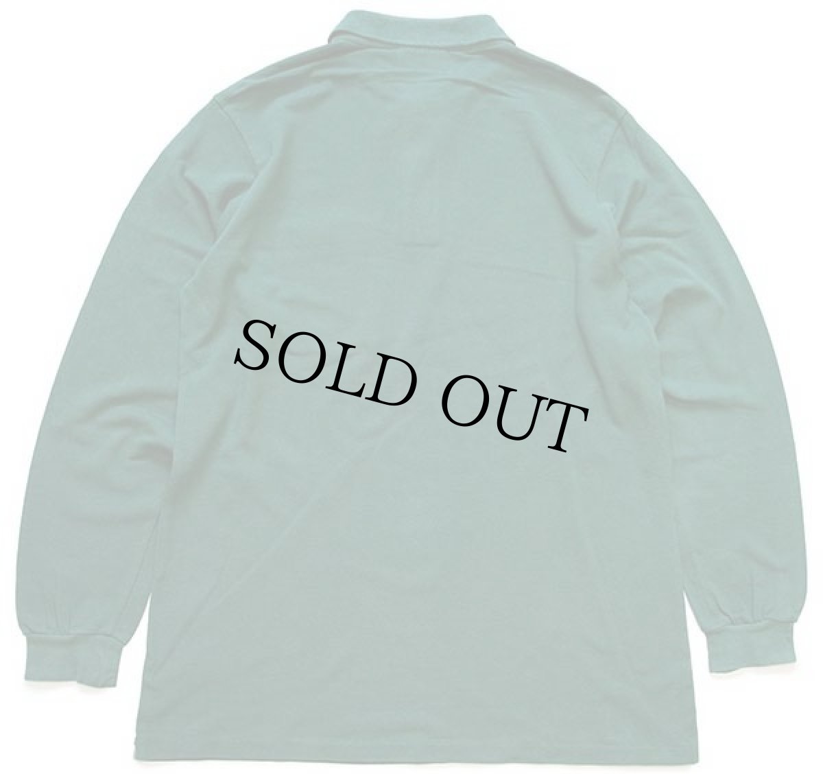 画像2: 70s フランス製 CHEMISE LACOSTE ラコステ LOISIRS ワンポイント ポケット付き コットン 鹿の子 長袖ポロシャツ 緑 4★53 (2)