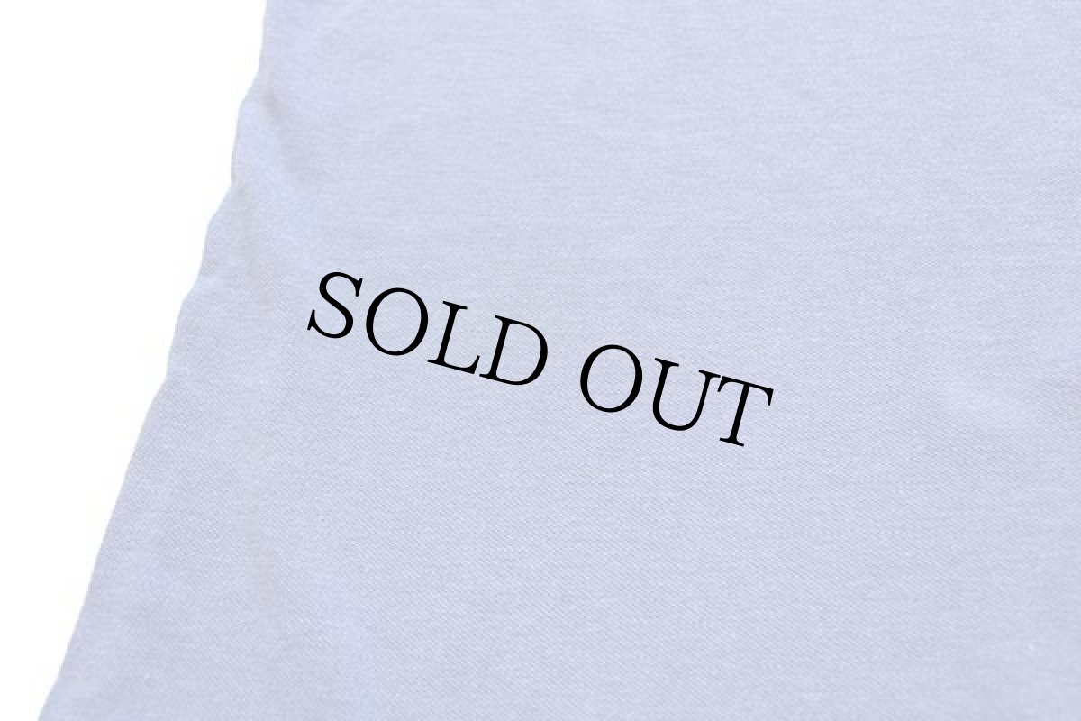 画像6: 70s フランス製 CHEMISE LACOSTE ラコステ ワンポイント コットン 鹿の子 長袖ポロシャツ 杢ブルーグレー 8★60 特大 (6)