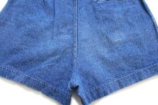 画像6: 90s イタリア製 NIKEナイキ ロゴ刺繍 デニム ショートパンツ★ショーツ (6)