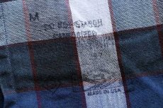 画像6: 60s USA製 GANT チェック 三点留め ボタンダウン 半袖 コットンシャツ M (6)