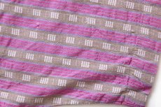 画像6: 90s patagoniaパタゴニア 織り柄 ストライプ 半袖 コットンシャツ (6)