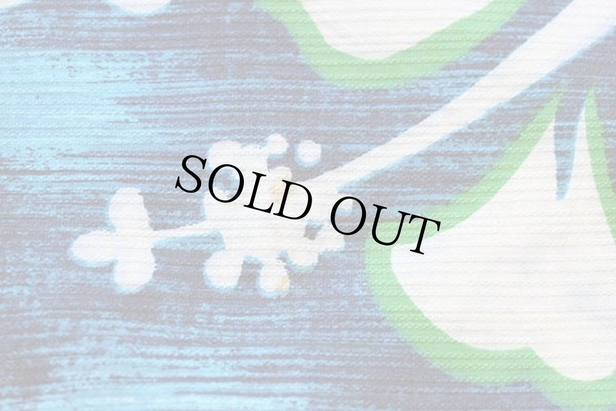 画像6: 70s ハワイ製 Waltah Clarke's ハイビスカス柄 コットン アロハシャツ XL (6)