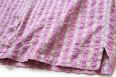 画像5: 90s patagoniaパタゴニア 織り柄 ストライプ 半袖 コットンシャツ (5)