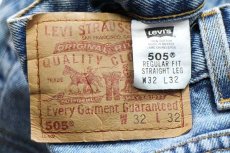 画像6: 00s メキシコ製 Levi'sリーバイス 505 デニムパンツ w32 L32★SDP1977 (6)