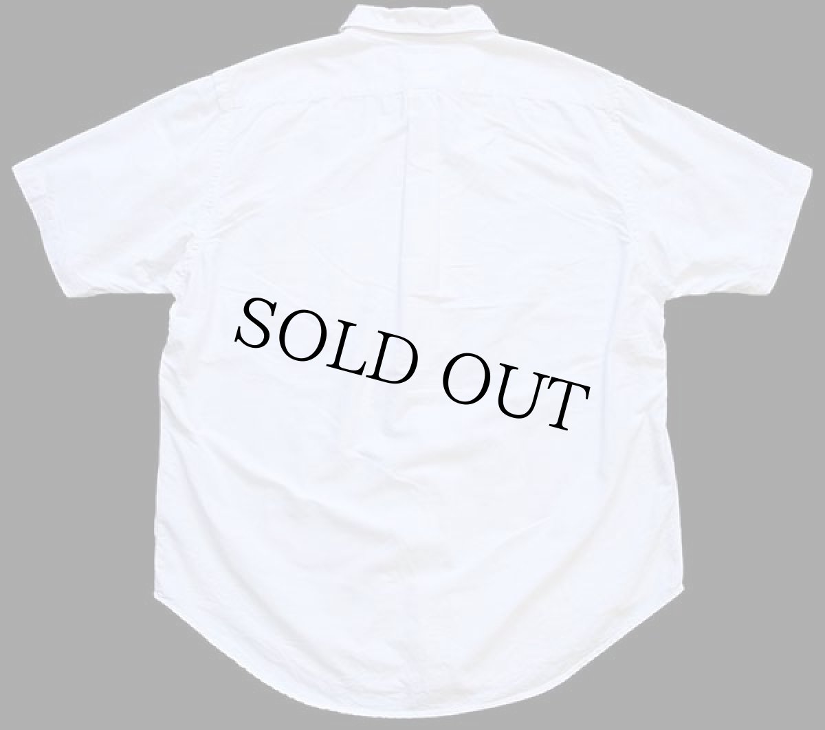 画像2: 90s ラルフローレン ジーンズ ワンポイント&ポケット付き ボタンダウン 半袖 オックスフォード コットンシャツ 白 L (2)