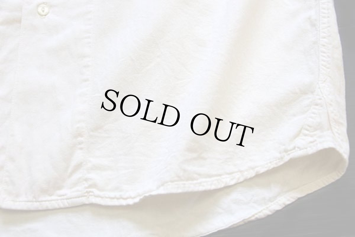 画像6: Leeリー RIDERS ステンシル ロゴ 半袖 コットン ワークシャツ クリーム L★ユーロ (6)