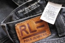 画像5: 00s POLO JEANSポロ ジーンズ ラルフローレン ブラックデニム ペインター ショートパンツ 40★ショーツ (5)