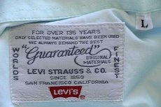 画像5: 90s イタリア製 Levi'sリーバイス 半袖 コットンシャツ ミント L★ユーロ (5)