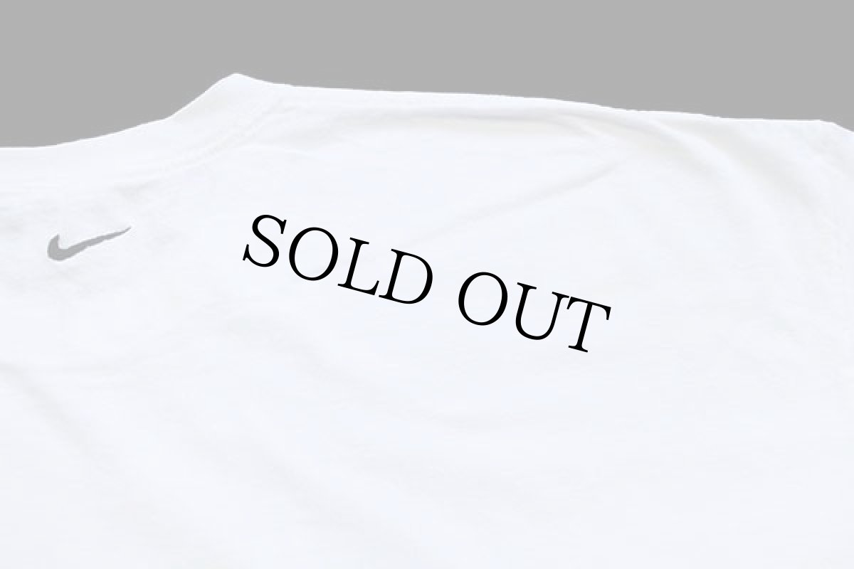 画像5: 00s NIKEナイキ JOHN CARROLL 55 アメフト コットンTシャツ 白 XXL★特大 (5)