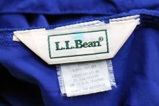 画像4: 90s L.L.Bean ナイロン アノラックパーカー 青 S (4)