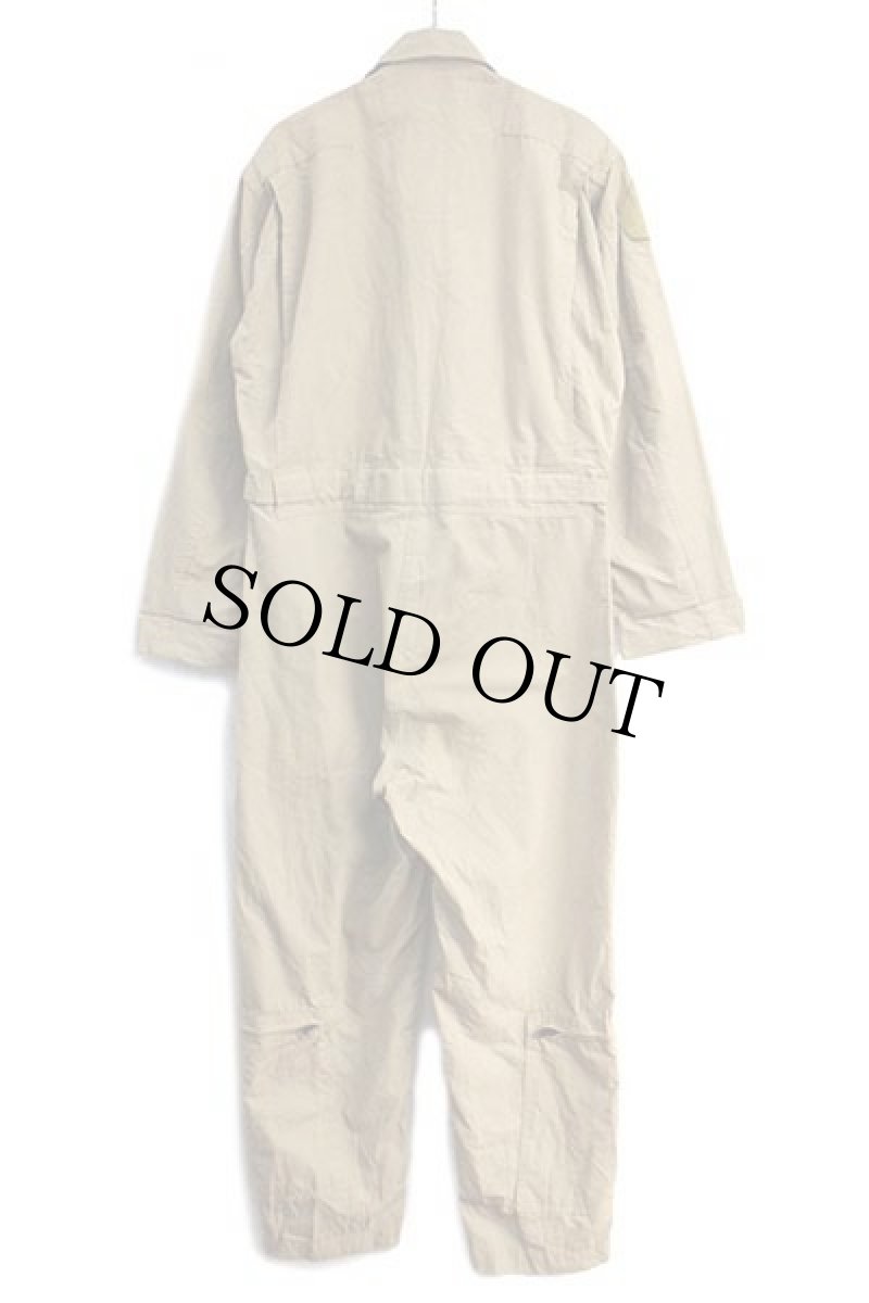 画像3: 12 米軍 CWU-27/P カバーオール NOMEX フライトスーツ デザートタン 40R★つなぎ (3)