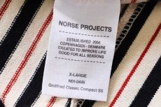 画像5: 未使用★ポルトガル製 NORSE PROJECTS マルチボーダー 半袖 コットン カットソー XL★ユーロ (5)