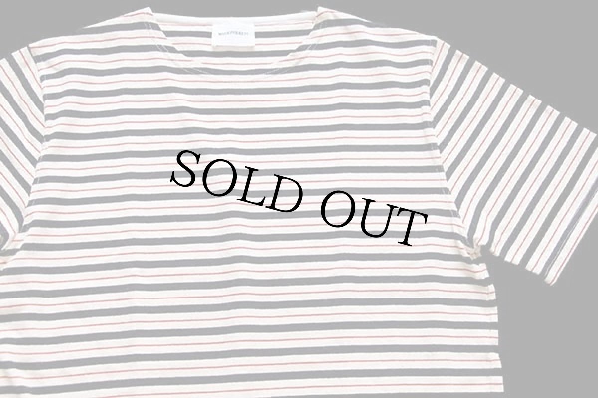 画像4: 未使用★ポルトガル製 NORSE PROJECTS マルチボーダー 半袖 コットン カットソー XL★ユーロ (4)