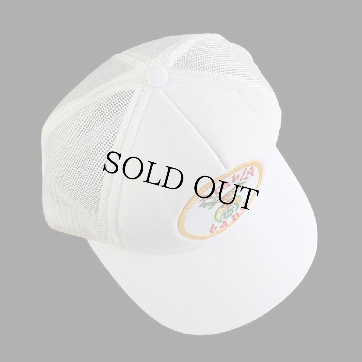 画像3: 80s ArabiA band フリーメイソン シュライナー ロゴ パッチ付き メッシュキャップ 白 (3)