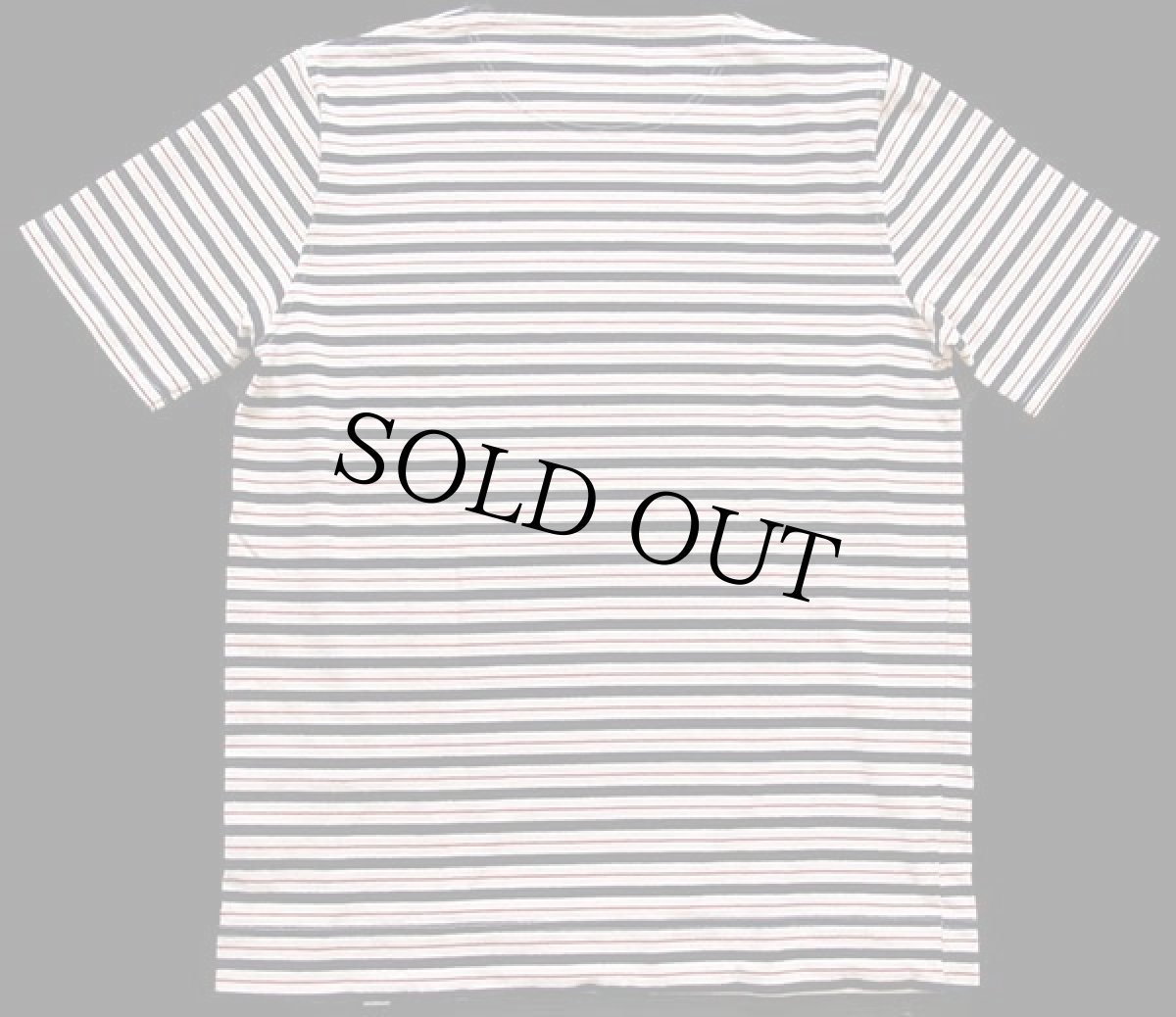 画像3: 未使用★ポルトガル製 NORSE PROJECTS マルチボーダー 半袖 コットン カットソー XL★ユーロ (3)