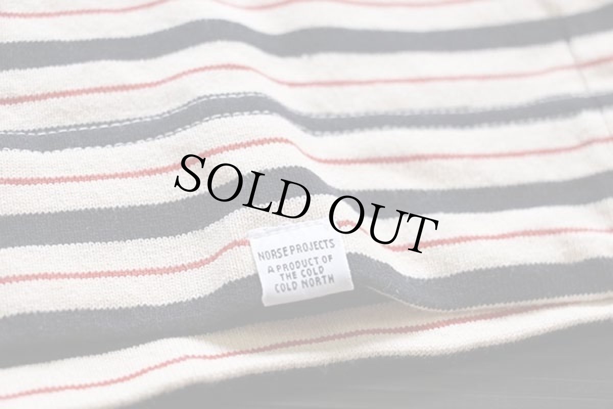 画像6: 未使用★ポルトガル製 NORSE PROJECTS マルチボーダー 半袖 コットン カットソー XL★ユーロ (6)