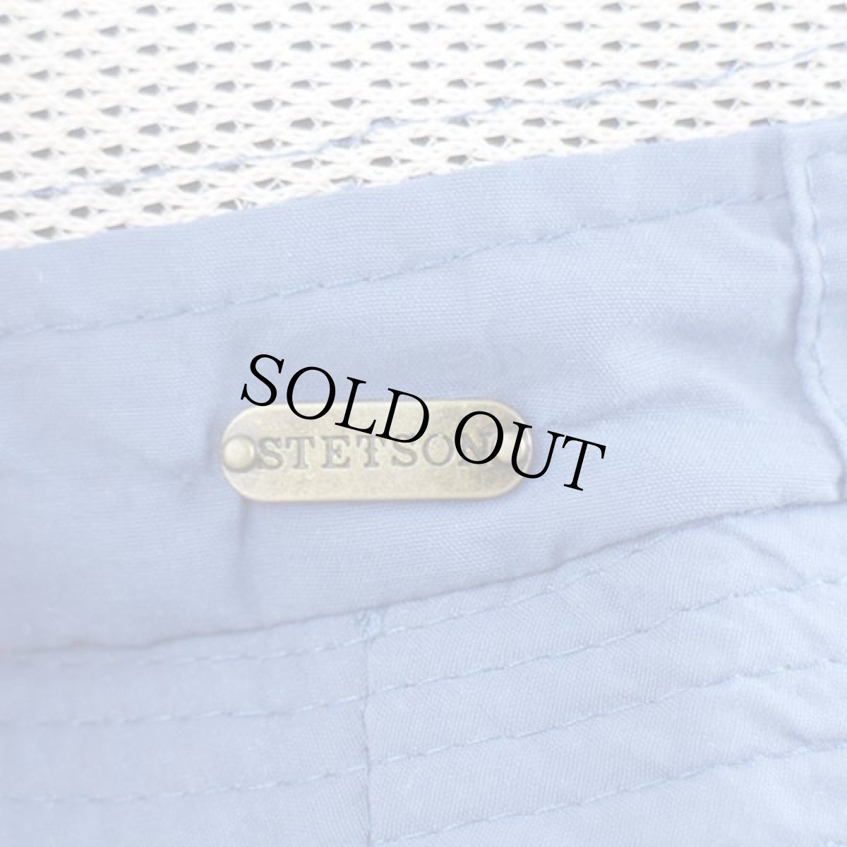 画像10: STETSONステットソン NO FLY ZONE ネックガード付き ナイロン メッシュ フィッシングハット コバルトブルー XL (10)