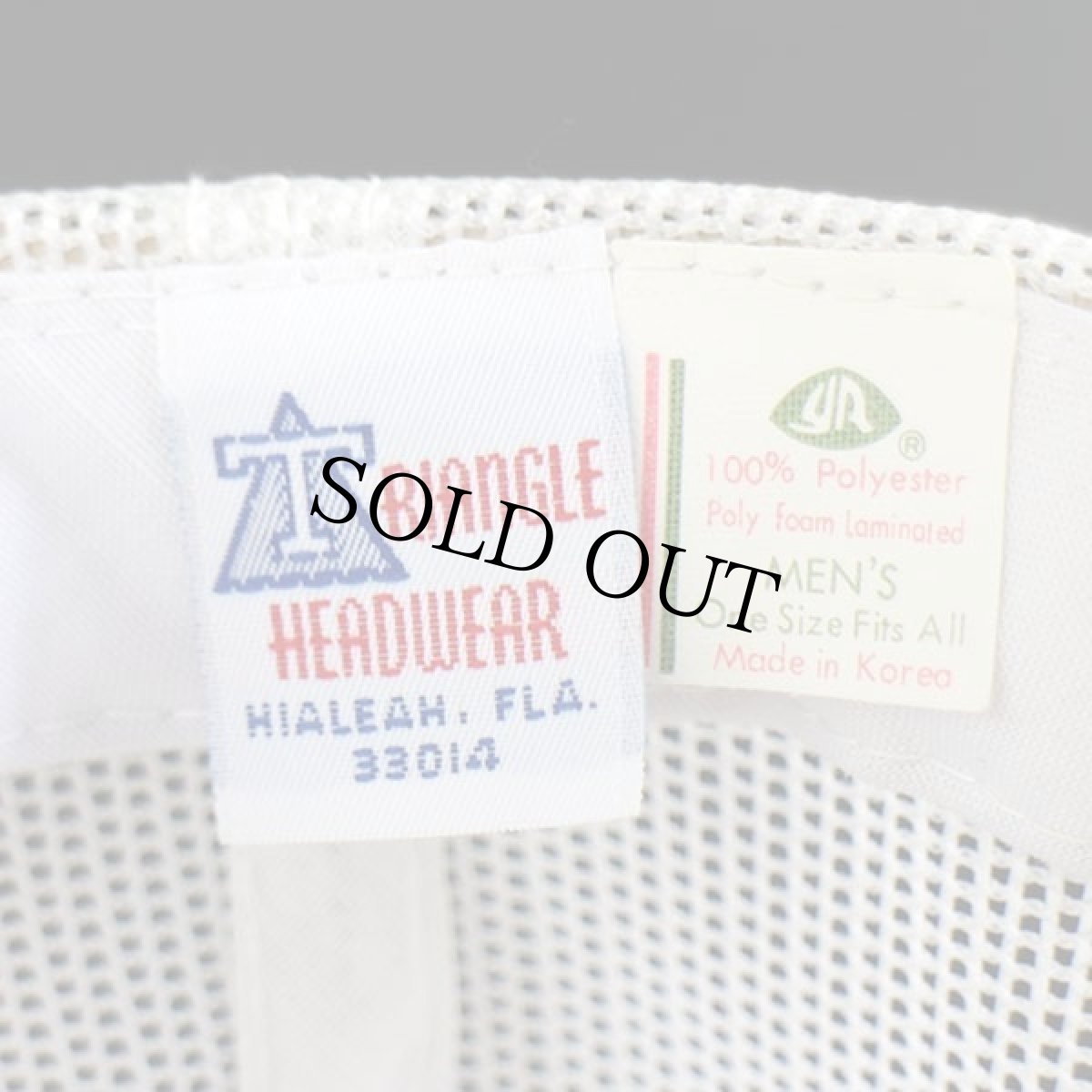 画像5: 80s ArabiA band フリーメイソン シュライナー ロゴ パッチ付き メッシュキャップ 白 (5)