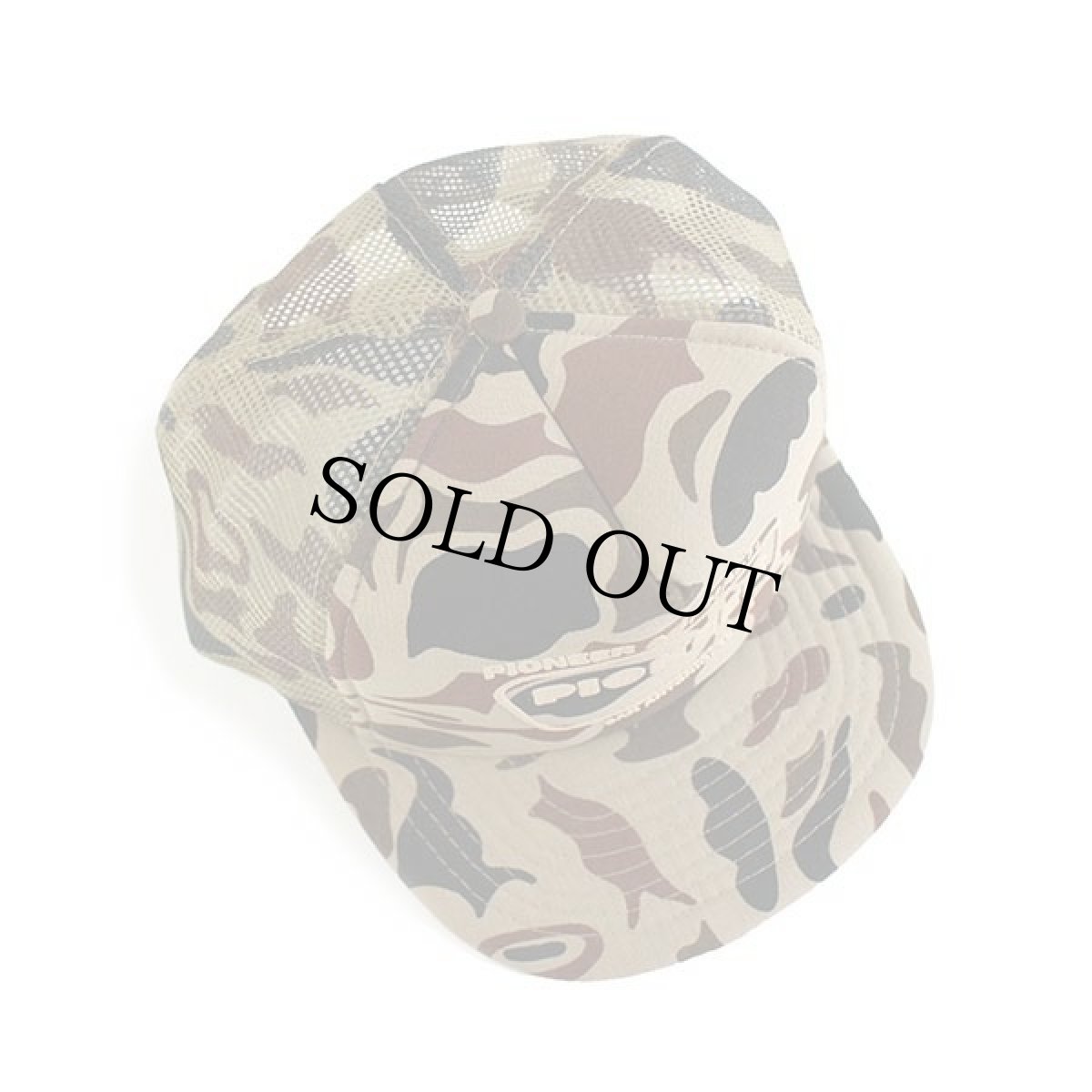 画像3: 90s PIONEER ASPHALT, ロゴ 発泡プリント 迷彩柄 メッシュキャップ (3)