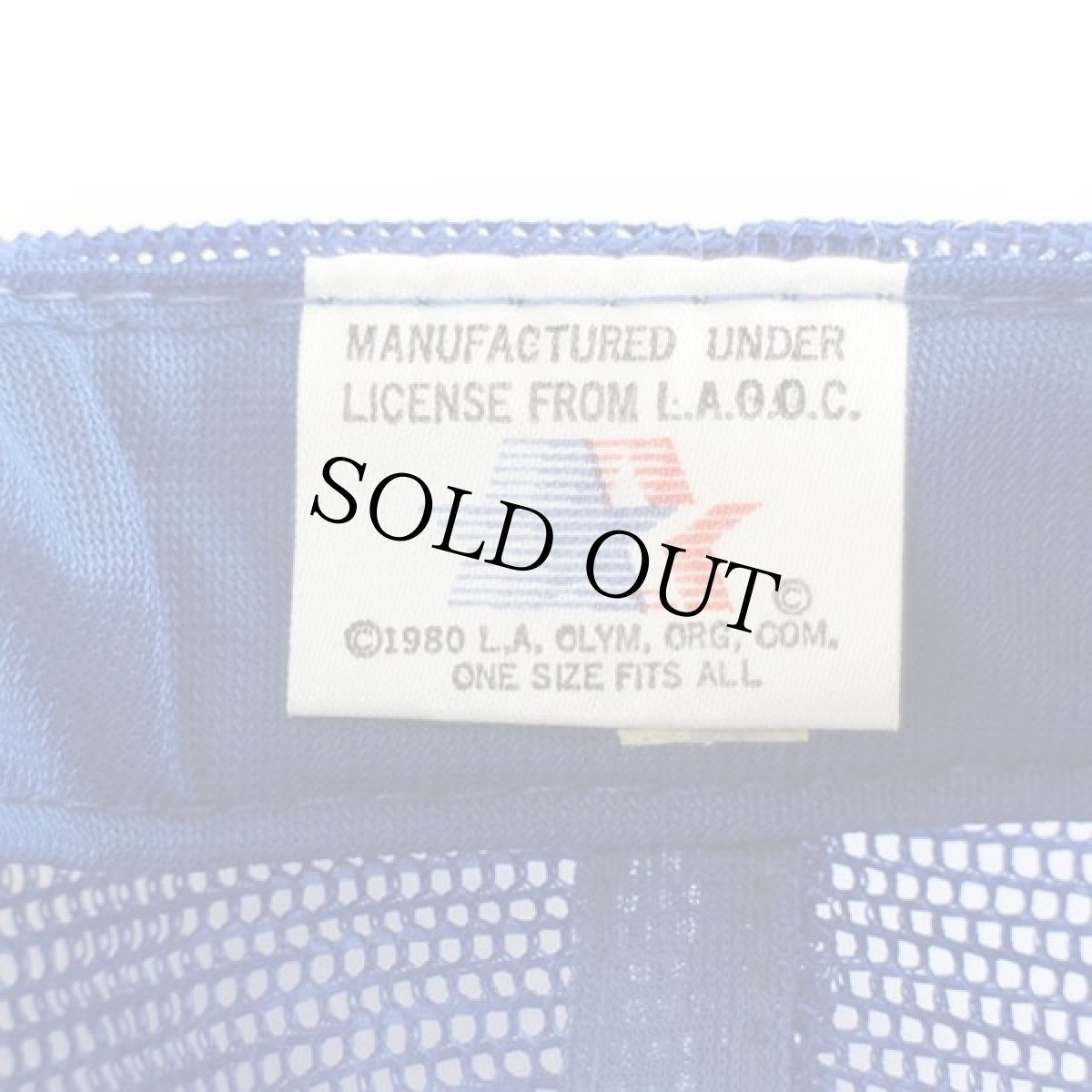 画像5: 80s LOS ANGELES OLYMPICS '84 オリンピック イーグルサム パッチ&フェルトプリント メッシュキャップ トリコカラー (5)