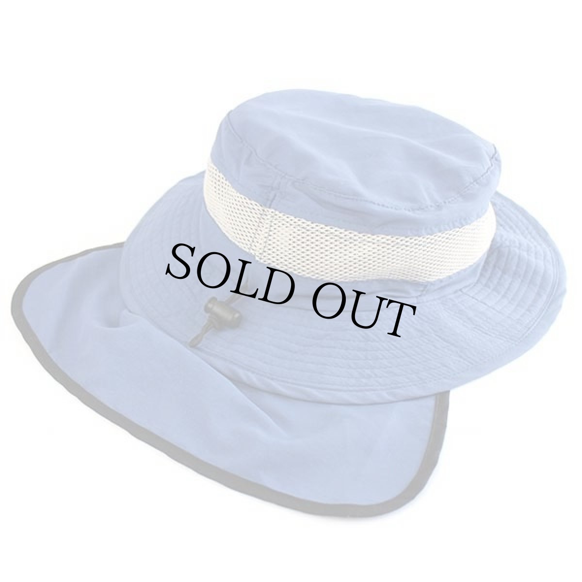 画像6: STETSONステットソン NO FLY ZONE ネックガード付き ナイロン メッシュ フィッシングハット コバルトブルー XL (6)