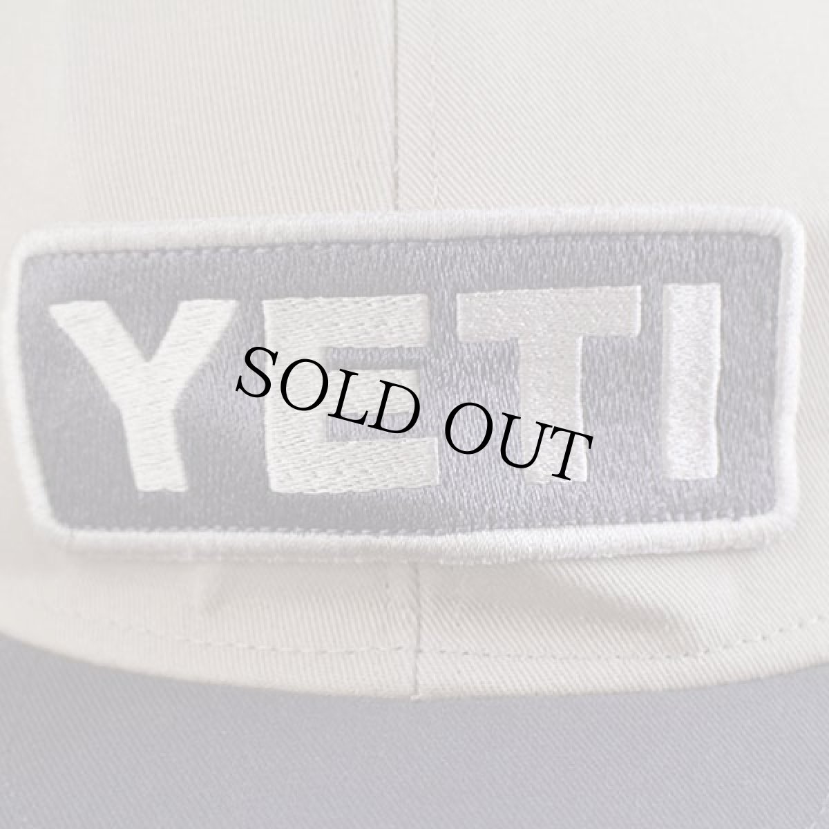 画像4: YETI ロゴ パッチ付き ツートン 切り替え メッシュキャップ ベージュ×グレー (4)