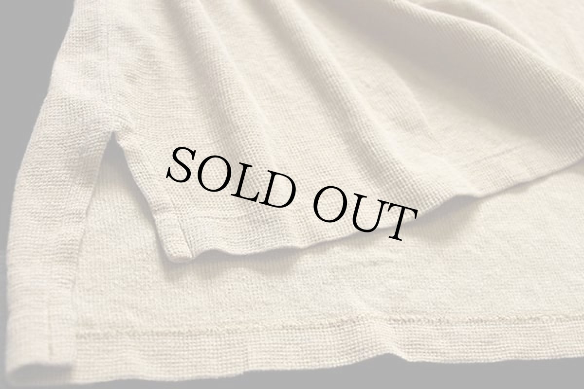 画像5: 00s ポロ ラルフローレン ポケット付き リネン×コットン ポロシャツ カーキ L (5)