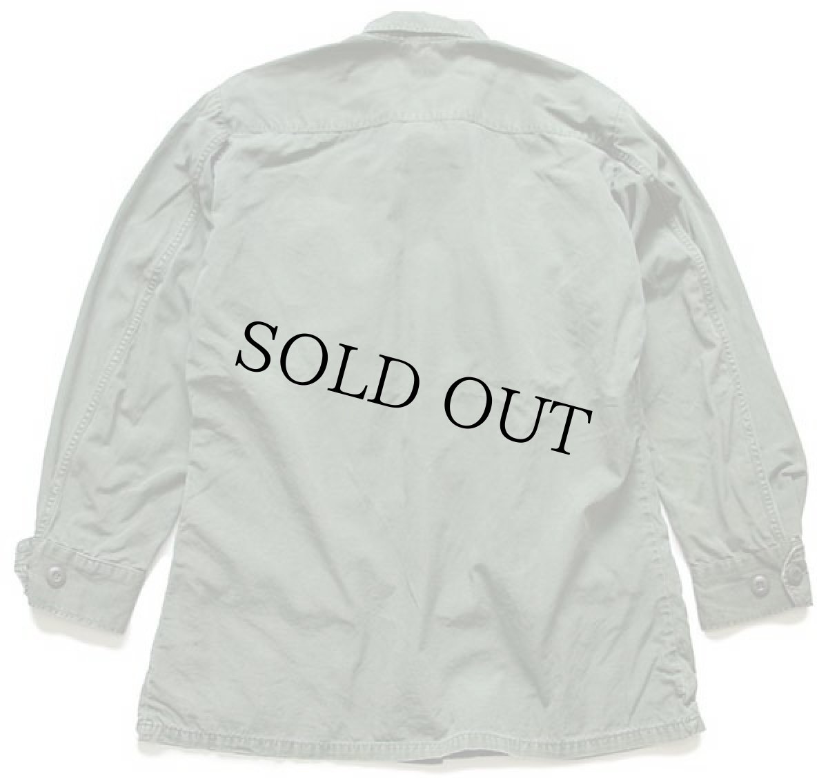 画像2: 60s 米軍 U.S.ARMY ジャングルファティーグジャケット オリーブグリーン S-R (2)