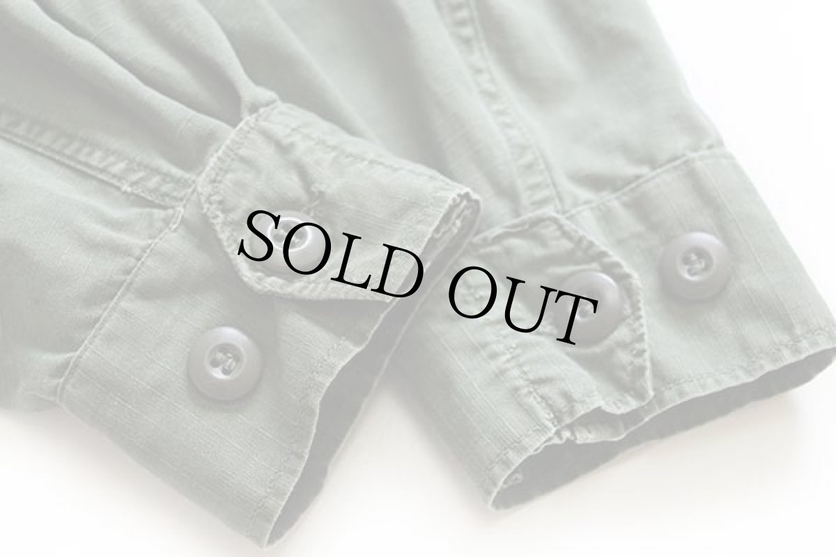 画像6: 60s 米軍 U.S.ARMY ジャングルファティーグジャケット オリーブグリーン S-R (6)