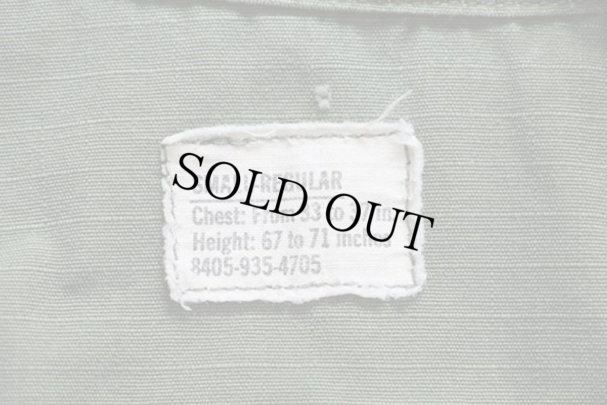 画像4: 60s 米軍 U.S.ARMY ジャングルファティーグジャケット オリーブグリーン S-R (4)