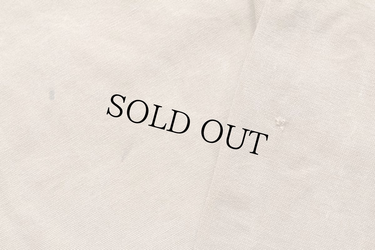 画像7: USA製 ROUND HOUSEラウンドハウス ダック地 ダブルニー オーバーオール 茶 フェード W46 L32 (7)