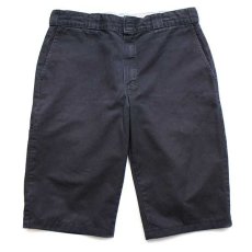 画像1: 00s メキシコ製 Dickiesディッキーズ ワーク ショートパンツ カスタム 黒 w34★ショーツ (1)