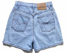 画像2: 90s USA製 Levi'sリーバイス 912 デニム ショートパンツ アイスブルー 8★15 ショーツ (2)