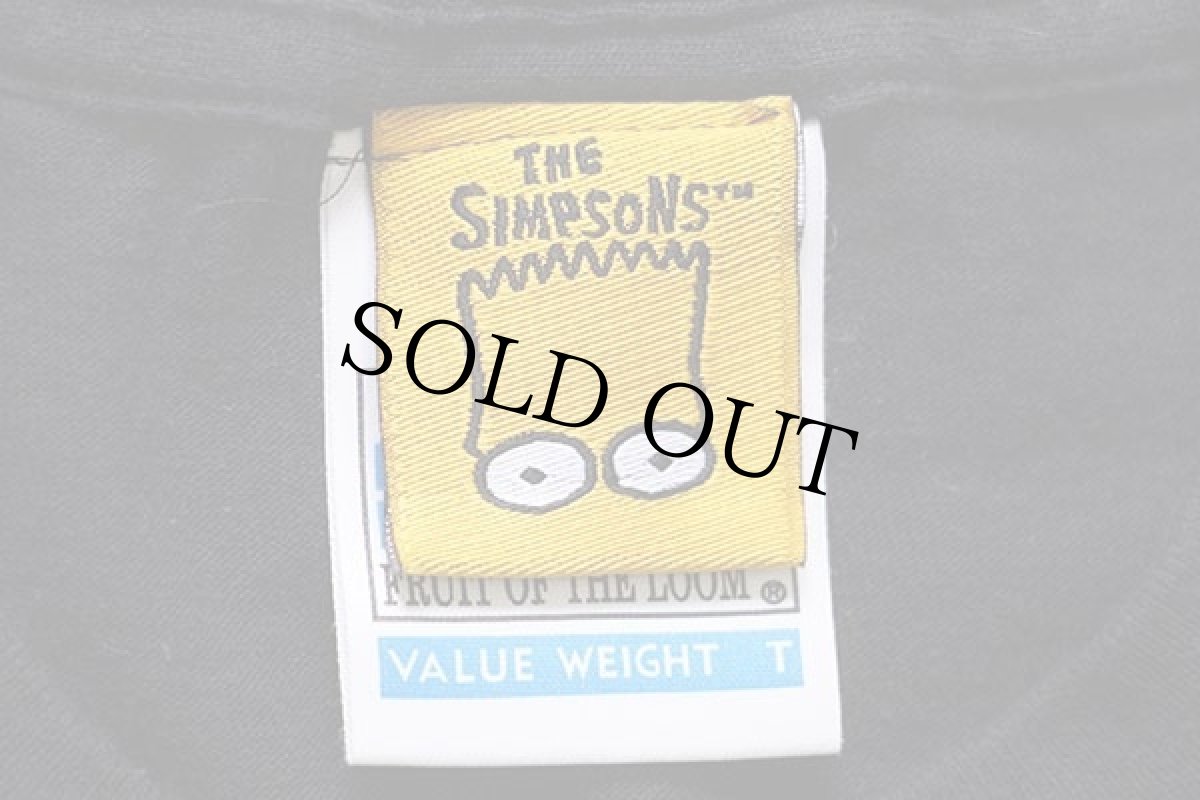 画像4: 90s The Simpsons シンプソンズ ホーマー TWO BEER OR NOT TWO BEER コットンTシャツ 黒 L (4)