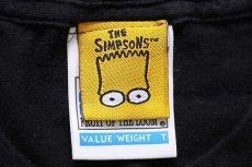 画像4: 90s The Simpsons シンプソンズ ホーマー TWO BEER OR NOT TWO BEER コットンTシャツ 黒 L (4)