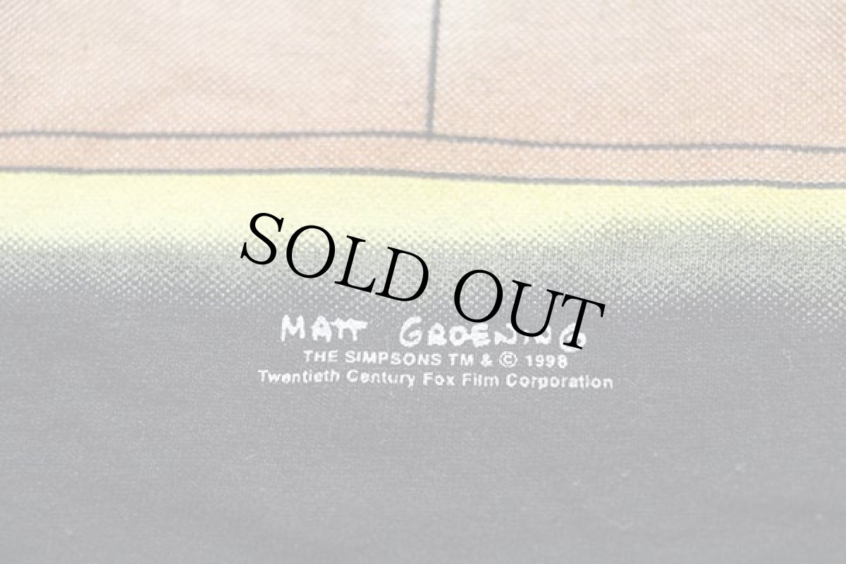 画像6: 90s The Simpsons シンプソンズ ホーマー TWO BEER OR NOT TWO BEER コットンTシャツ 黒 L (6)