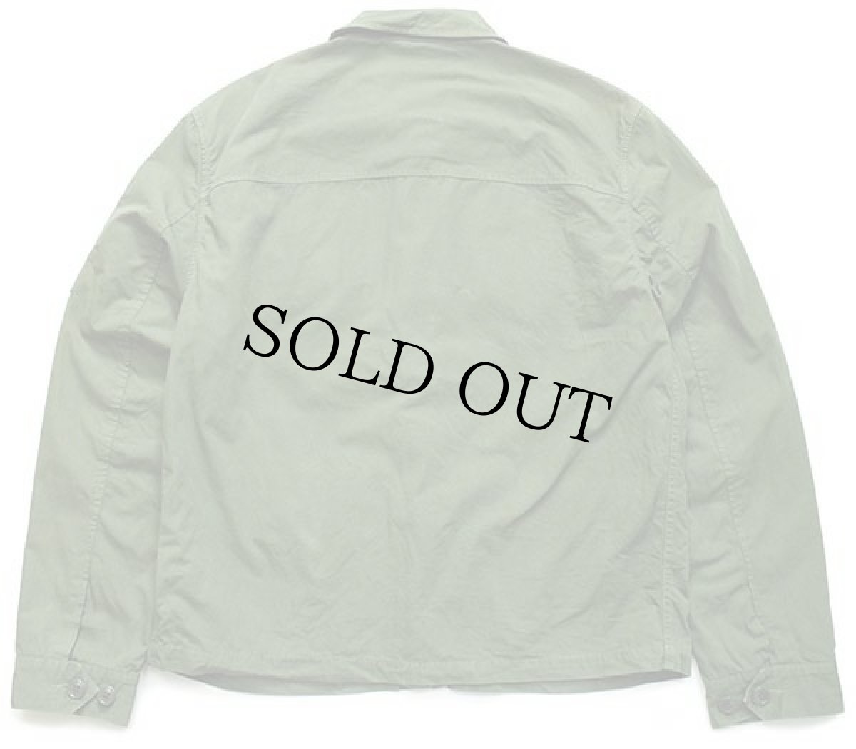 画像2: J.CREW NX-631 コットンポプリン フィールド メカニックジャケット オリーブグリーン L (2)