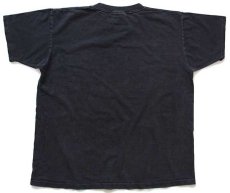 画像3: 90s USA製 Stand OUT クーガー アート コットンTシャツ 黒 フェード L (3)