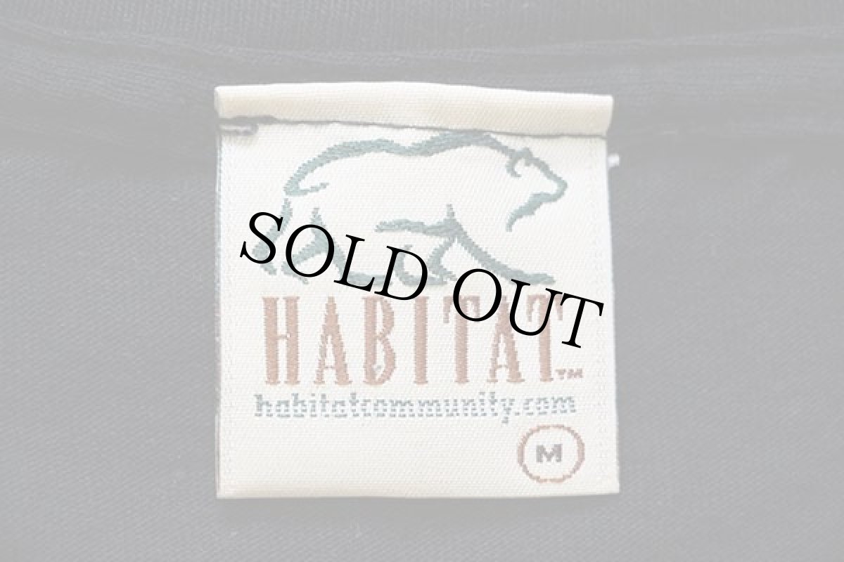 画像4: 90s HABITAT ホース サンダー アート Tシャツ 黒 M (4)