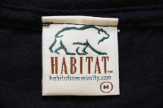 画像4: 90s HABITAT ホース サンダー アート Tシャツ 黒 M (4)