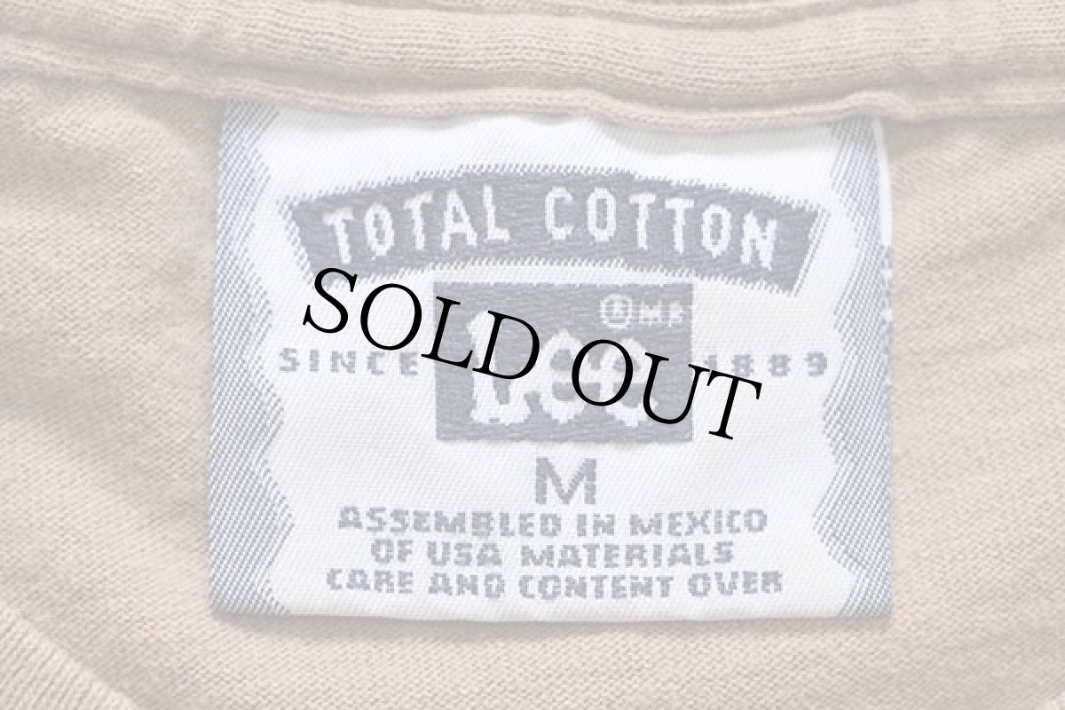 画像4: 90s Leeリー セントバーナード THE Briars Inn Natchez 刺繍 コットンTシャツ 茶 M (4)