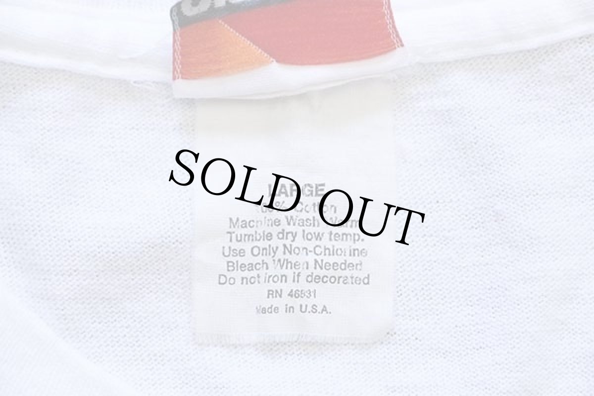 画像5: 80s USA製 THE FAR SIDE ''Bummer of a birthmark,Hal.'' 鹿 イラスト コットンTシャツ 白 L (5)