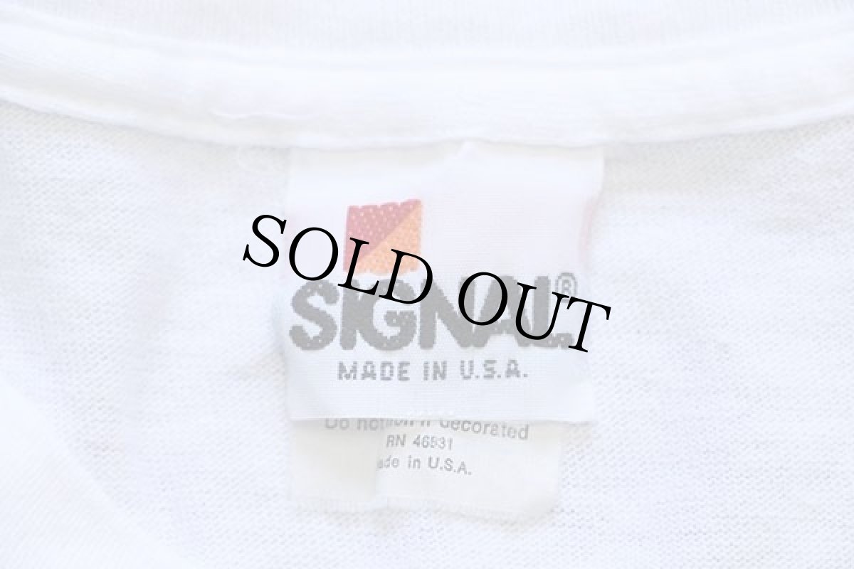 画像4: 80s USA製 THE FAR SIDE ''Bummer of a birthmark,Hal.'' 鹿 イラスト コットンTシャツ 白 L (4)