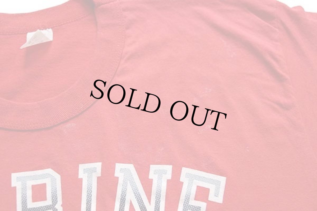 画像6: 80s USA製 U.S.MARINE Bulldogs ブルドッグ マスコット Tシャツ 赤 XL (6)