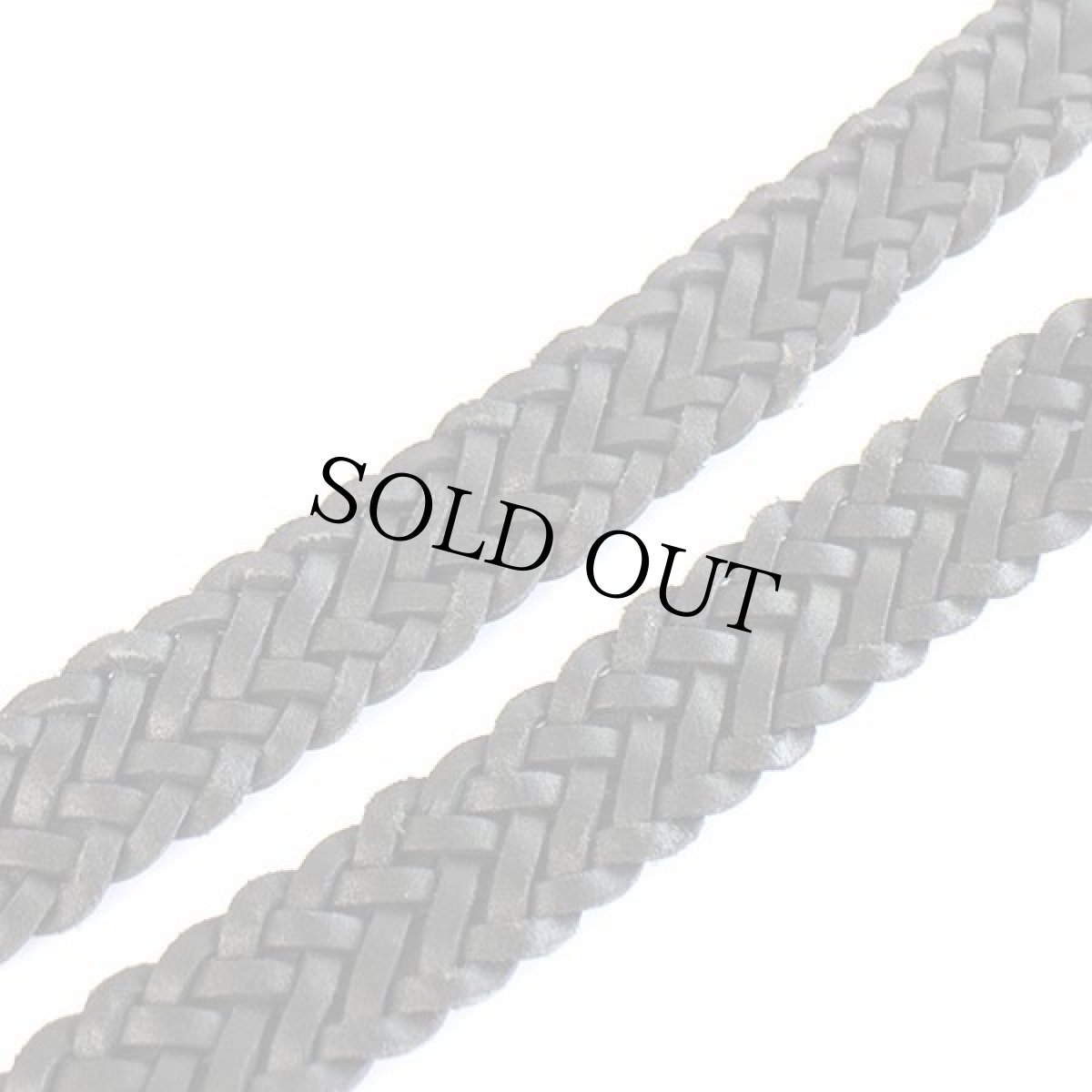 画像6: Timberlandティンバーランド 編み込み レザーベルト 黒 L★1470 (6)