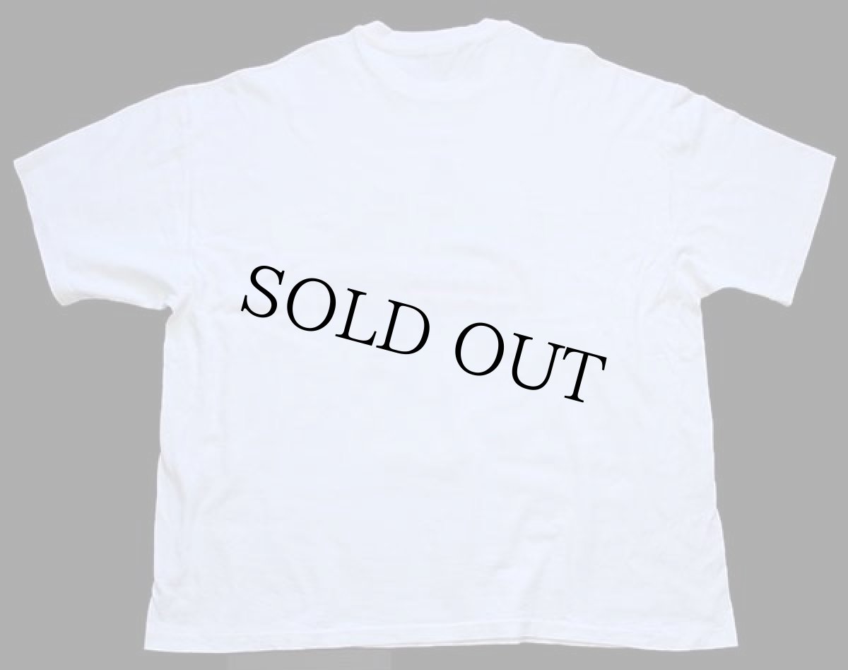 画像3: 00s Hanes AMERICA スター 星条旗柄 コットンTシャツ 白 XXL★特大 (3)