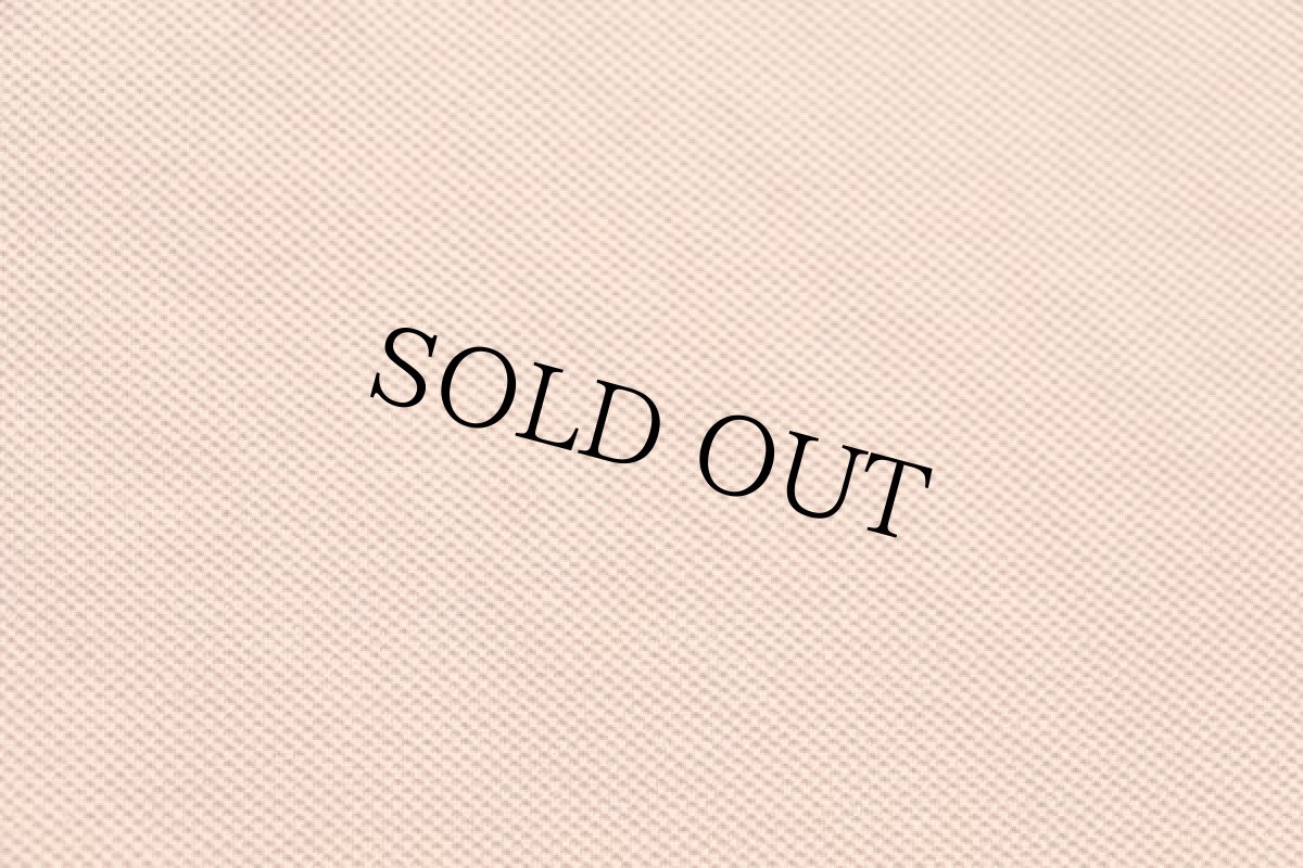 画像6: 70s フランス製 CHEMISE LACOSTE ラコステ ワンポイント コットン 鹿の子 ポロシャツ 薄オレンジ 6★101 (6)