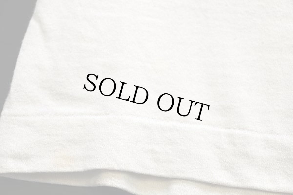 画像6: 90s USA製 WWVH 91.3 FM alternative Radio University of Hartford 両面プリント アート コットンTシャツ ベージュ XL (6)